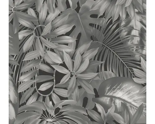 Vliestapete 38720-3 Pint Walls Dschungel Palmen grau