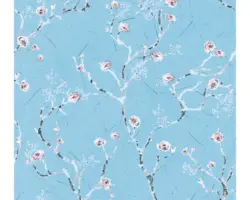Vliestapete 38739-3 Pint Walls floral meisterwerke blau