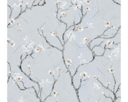 Vliestapete 38739-1 Pint Walls floral meisterwerke grau