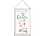 Hornbach Holzschild mit Kette Das Ding 23x13 cm