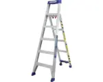 Hornbach WERNER Anlege- oder Stehleiter Leansafe X3 2 x 5 SprossenArbeitshöhe 3,7 m