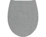 Hornbach WC-Sitz Form & Style Textiloptik grau mit Absenkautomatik