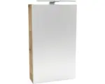 Hornbach LED-Spiegelschrank Fackelmann Small Bathroom Collection 1-türig links 40x68x16,2 cm ast-eiche