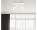 Hornbach Strahler Globo ROBBY GU10 35 W 2-flammig IP 20 weiß ( 57911-2W )