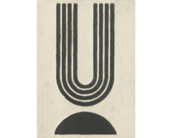 Leinwandbild Original U stripes 50x70 cm