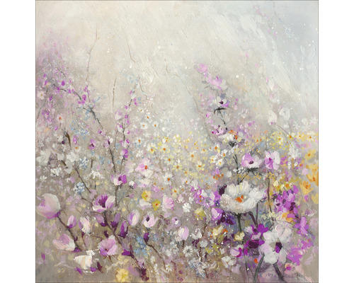 Leinwandbild Original Natural Flowers I 60x60 cm