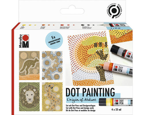 Dot Pen Set "Origin of Nature" 4 Dot Pen