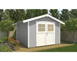 Gartenhaus weka 122 Gr. 2 inkl. Fußboden 241 x 235 cm grau