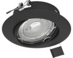 Hornbach LED Einbauleuchte Eglo PENETO GU10 4,6 W 400 lm 3000 K 3-flammig Ø 87 mm schwarz IP 20 3 Stück ( 900752 )