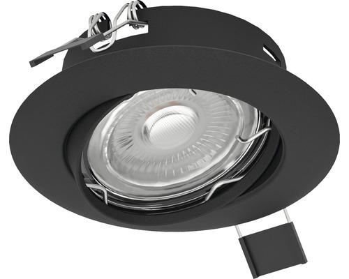 LED Einbauleuchte Eglo PENETO GU10 4,6 W 400 lm 3000 K 3-flammig Ø 87 mm schwarz IP 20 3 Stück ( 900752 )