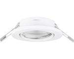 Hornbach Halogen Einbauspot Eglo AGULO GU10 35 W 860 lm 2700 K 3-flammig Ø 86 mm weiß IP 20 3 Stück ( 75674 )