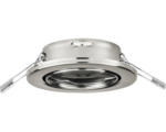 Hornbach Halogen Einbauspot Eglo AGULO GU10 35 W 860 lm 2700 K 3-flammig Ø 86 mm nickel-matt IP 20 3 Stück ( 75675 )