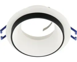 Halogen Einbauleuchte Eglo CAROSSO GU10 35 W 860 lm 2700 K 1-flammig Ø 93 mm schwarz weiß IP 20 1 Stück ( 900456 )