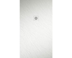 Extraflache Rechteck-Duschwanne Jungborn Cento 160x90x2,6 cm weiß matt