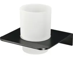 Zahnputzbecher Haceka Redefine schwarz