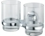 Hornbach Doppel-Zahbputzbecher Haceka Aspen chrom