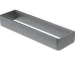 Hornbach Handtuchhalter Haceka Aline 26,1x3,6x7,6 cm grau gebürstet