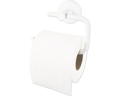 Toilettenpapierhalter Haceka Kosmos ohne Deckel weiß matt