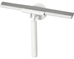 Duschkabinenabzieher Haceka Kosmos mit Halter weiß matt