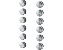 Abdeckkappe Haceka Ixi edelstahl gebürstet