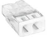 Hornbach Verbindungsklemme Steckklemme Wago 0,5 transparent weiß 40 Stück