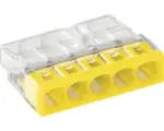 Hornbach Verbindungsklemme Steckklemme Wago 0,5 transparent gelb 20 Stück