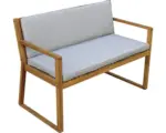 Hornbach Gartenbank Lilja 59x110x21 cm 2-Sitzer