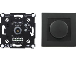 LED Dimmer Q-LINK 1-150 W unterputz schwarz (66.099.41)