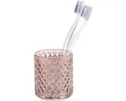 Zahnputzbecher Wenko Atessa altrosa 25343100