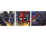 Hornbach Leinwandbild Spiderman upside down 3er-Set 3x 30x30 cm
