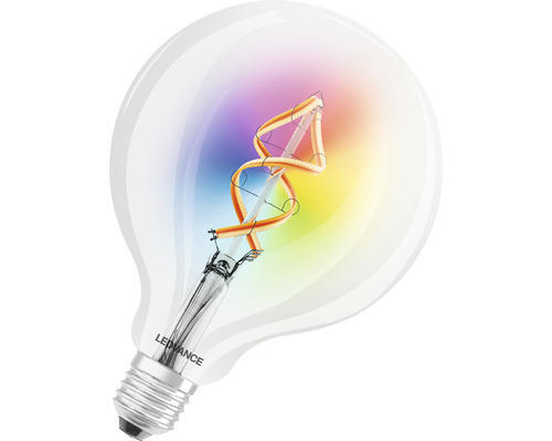 LED-Lampe E27 Globe / 4,5 W ( 30 W ) klar 300 lm 2700-6500 K warmweiß RGBW Smart Home-fähig WLAN