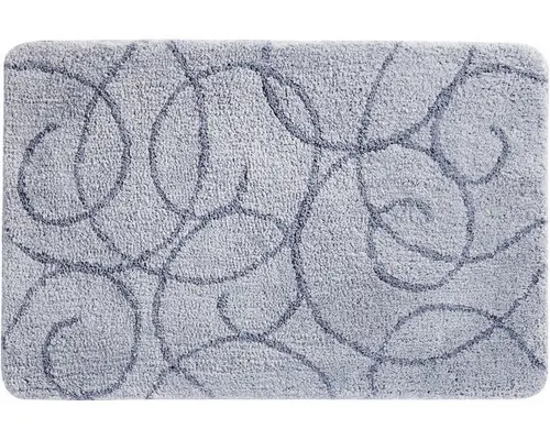 Badteppich Spirella Loop 90x60 cm grau