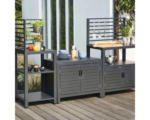 Hornbach Gartenmöbelset Siena Garden 0 -Sitzer bestehend aus: Einzelmodul Metall anthrazit