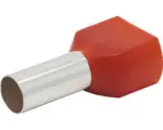 Hornbach Aderendhülse E24I doppelt, isoliert, 10 mm² rot, 10 Stk.