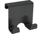Hornbach Haken mit 2 Haken 68x65 mm rostfrei schwarz