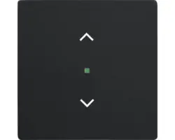 Wippe mit Symbol Jalousie Future Linear 1-fach (6232-10-885) schwarz