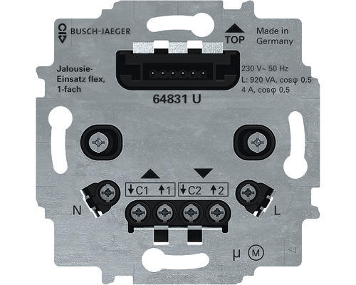 Jalousie-Einsatz flex 1-fach (64831U) aluminium