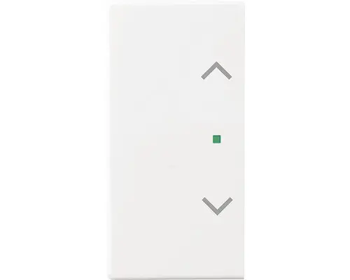 Wippe mit Symbol Jalousie Future Linear 2-fach (6232-20-84) studioweiß