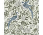 Hornbach Vliestapete 113403 Laura Ashley Osterley blau grün