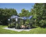 Hornbach Gewächshaus Juliana Orangerie inkl. Sicherheitsglas 3 mm 296 x 583 cm anthrazit