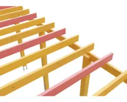 Schneelasterhöhung SKAN HOLZ auf 2,0 kN/m² für Carport Emsland/Wendland 613 x 846 cm Eiche hell