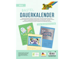 Dauerkalender mit Spiralbindung 220g/m², DIN A4, farbig sortiert