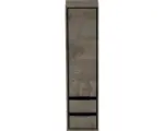 Hornbach Hochschrank Sanox Loft 160x40x35 cm links espresso