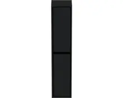 Hochschrank Sanox Loft 170x40x35 cm links schwarz matt