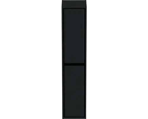 Hochschrank Sanox Loft 170x40x35 cm links schwarz matt