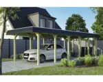 Hornbach Einzelcarport SKAN HOLZ Spreewald inkl. Pfostenanker 345 x 893 cm imprägniert
