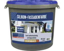 HORNBACH Silikonfarbe Silikon-Fassadenfarbe weiß 25 L