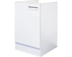 Spülenunterschrank Flex Well Varo weiß 50x82x57 cm mit Drehtür