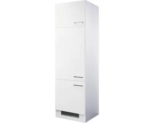 Kühlumbauschrank Flex Well Varo weiß 60x200x57 cm mit Drehtür