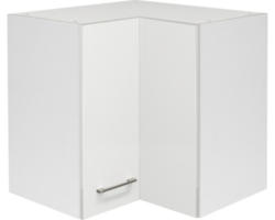 Eckhängeschrank Flex Well Varo weiß 60x54,8x32 cm mit Drehtür